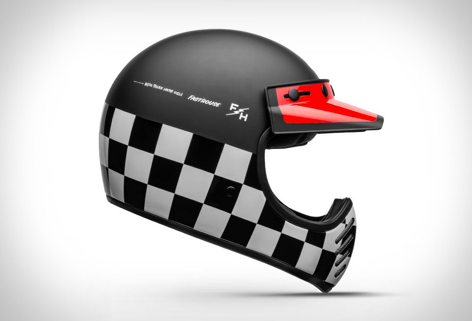 Capacete Bell Moto-3 Fasthouse Checkers Helmet | Image