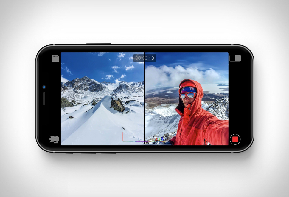 App Para Filmar A Partir De Duas Câmeras Ao Mesmo Tempo - Doubletake App | Image