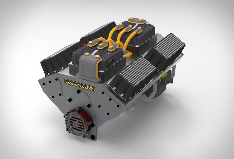 Motor Elétrico Para Carro Convencional - Electric Gt Ev-conversion Crate Motor | Image