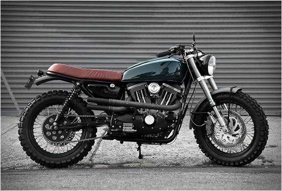 Moto Personalizada Harley Davidson Scrambler H-1 | Image