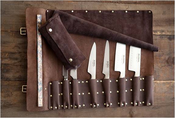 Estojo De Facas Personalizado - Goodson Leather Knife Roll | Image
