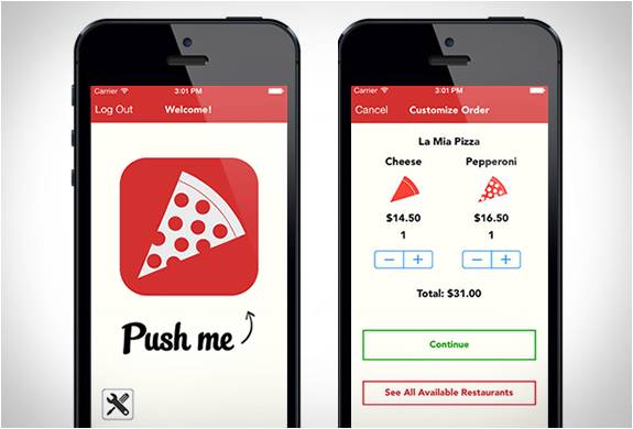 App Para Pedir Pizza - Push For Pizza | Image