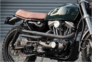 Moto Personalizada Harley Davidson Scrambler H-1 - Imagem - 4