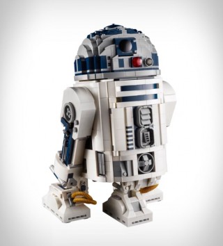 Lego Super Detalhado do Personagem Robô R2-D2 do Star Wars - Imagem - 4