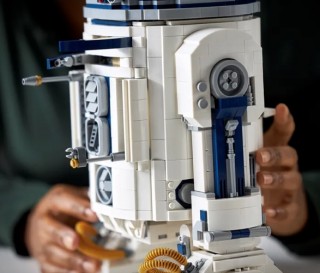 Lego Super Detalhado do Personagem Robô R2-D2 do Star Wars - Imagem - 3